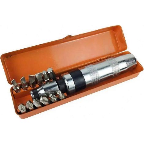 Coffret de tournevis magnétique de précision haute performance 13 pièces avec douilles et étui à outils (1/3)