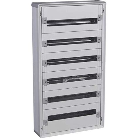Legrand – Tableau de distribution isolant XL3 160 – 6 rangées de 24 modules – Câblage rapide et facile – Coffret en plastique IP43