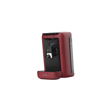 Philips – Cafetière à dosette Senseo Maestro rouge – 1,2 L – 1450 W – Pression 1 bar – Multi-boissons café moulu et dosette – Bac à eaux usées amovible