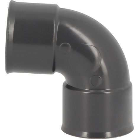 Nicoll – Coude 87°30 pour évacuation PVC – Femelle Ø32 – Plastique recyclé – Confort acoustique ESA4 – Résistance au feu NF Me (1/5)