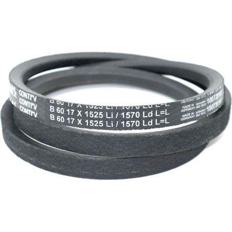 Courroie trapézoidale lisse Contitech Conti V B60 17 x 1525 Li / 1570 Ld