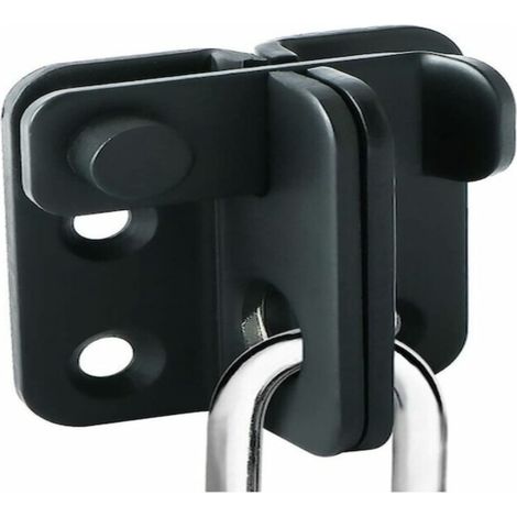 Loquet de porte en acier inoxydable, verrou antivol avec serrure à clé, adaptable à ouverture gauche ou droite. Sécurise portes intérieures et extérieures, robuste et discret. (1/5)