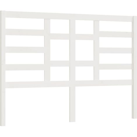 Cabecero complemento de dormitorio mueble 146 x 4 x 104 cm madera de pino blanco TDL0203849 (1/4)