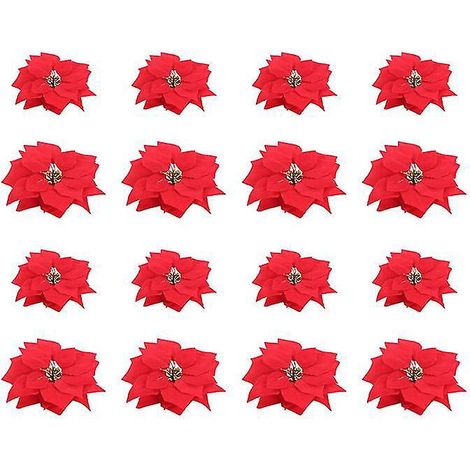 20 rote Blumen als Dekoration (1/3)