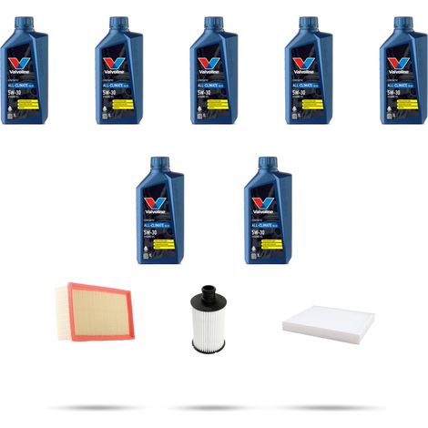 Kit tagliando 3 FILTRI e 7L OLIO compatibile con Land Rover Sport II (LW,L494) 3.0 v6 280kw dal 2015 (1/5)