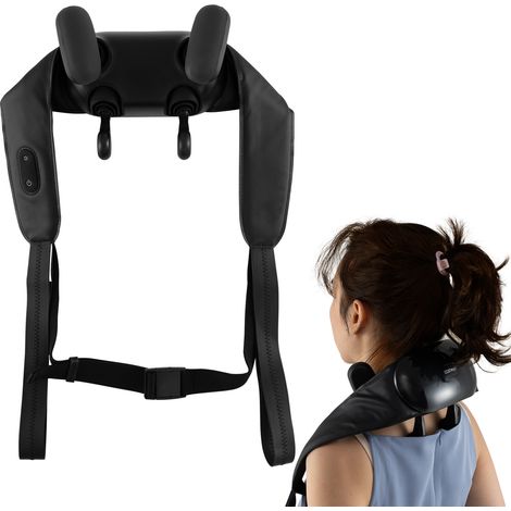 COSTWAY Neck Shoulder Massager 4D Deep Tissue Kneading Shiatsu Massage Machine