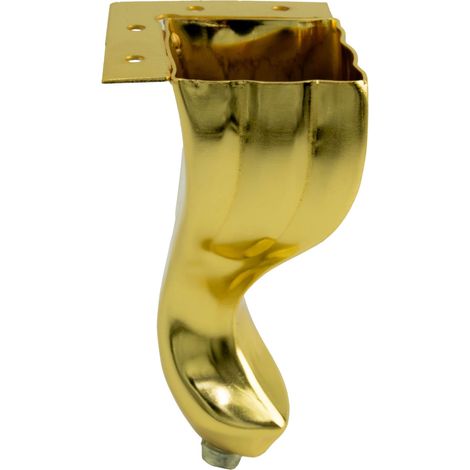 Pata de mueble Ludwik, color oro, altura 14,5 cm (1/5)