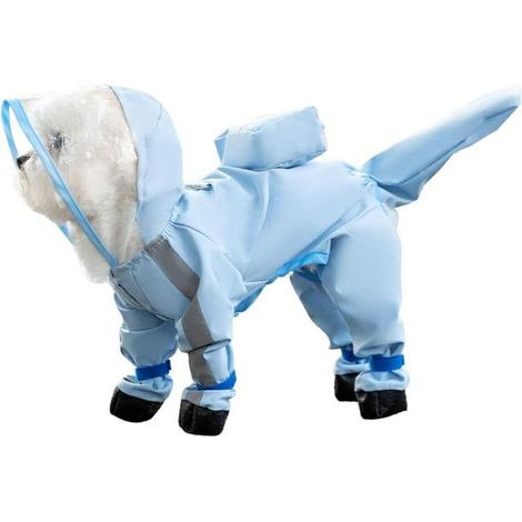 Imperméable pour chien, couverture intégrale, pattes réglables, pour chiens de petite et moyenne taille. (1/5)
