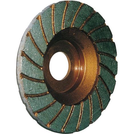 Muela de copa de diamante de 100 mm para rectificado de granito Fervi 0833