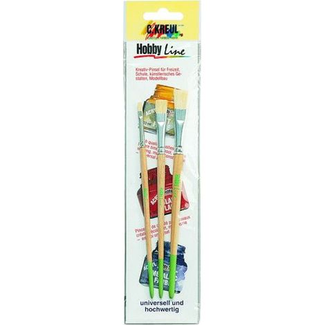 Kreul Pinsel Schule und Freizeit 3er Set Pinsel