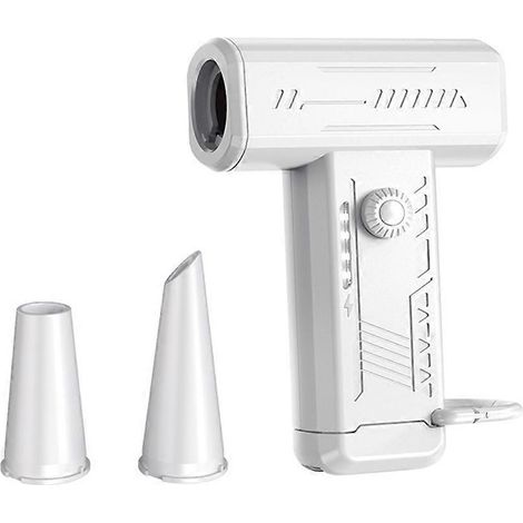 Kit de dépoussiérage par turbine puissante, souffleur électrique haute vitesse de 130 000 tr/min, compatible avec les voitures, les ordinateurs et les claviers. (1/5)