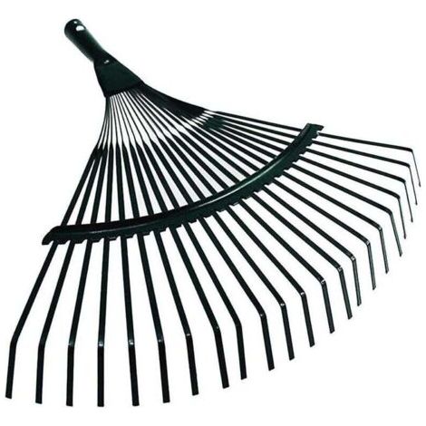 QORVA-Tête de râteau en acier de 42 cm, tête de râteau lourde de remplacement pour jardin, pelouse, patio, feuilles, pelouse, 22 pouces de long (1/3)