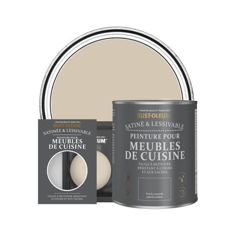 Peinture pour Meubles de Cuisine, Finition Satinée - Caramel (1/3)