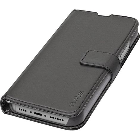 SBS TEBKWALIP1567K custodia per cellulare 17 cm (6.7") Custodia a borsellino Nero