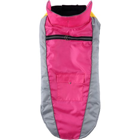 Manteau d'hiver chaud pour chien, veste polaire coupe-vent et imperméable, DZ217 rose