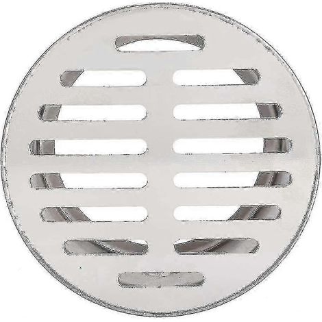 Couvercle de siphon de sol plat en acier inoxydable 110 mm anti-obstruction pour usage extérieur (certifié CE) (1/5)