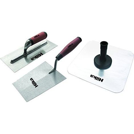 Hilka Kit d'outils de pose de platre 66420330 - Bleu (3 pieces)