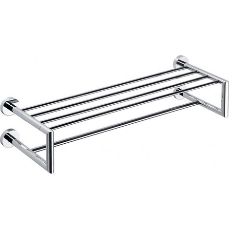 Sapho X-Round - Doppelhandtuchablage, Länge 66 cm, verchromt XR416 (1/2)