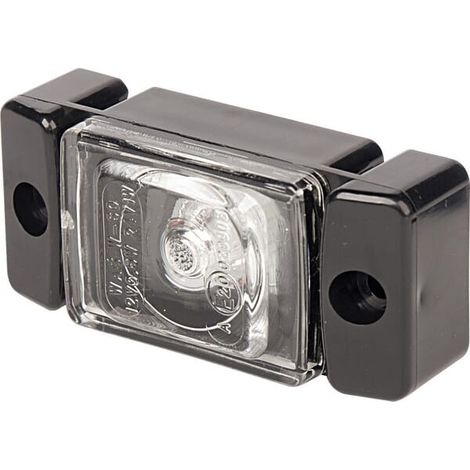 Faro di posizione a LED, rettangolare, 12/24V trasparente, a vite Waś 1400690830 (1/5)