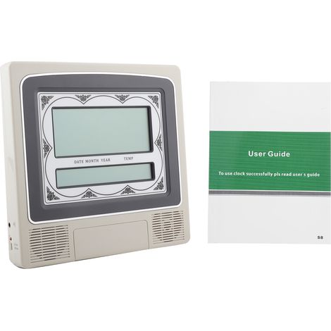 1pc Horloge Murale de Prière Islamique avec Alarme d'Athan et Stylo (1/5)
