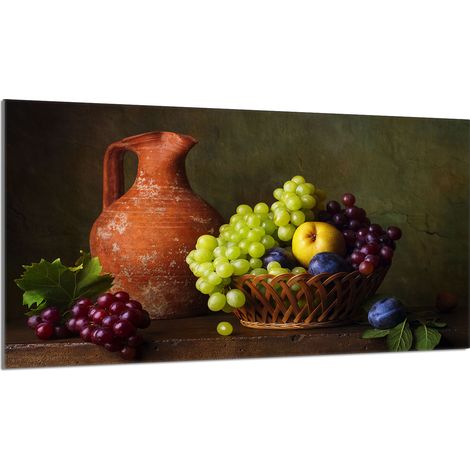 Protezione per piano cottura in vetro 90x52 Uva (1/5)