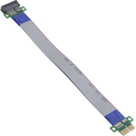 Câble d'extension PCIE 1X, carte rallonge double vitesse, connecteur mâle/femelle, ruban EP051 (1/5)