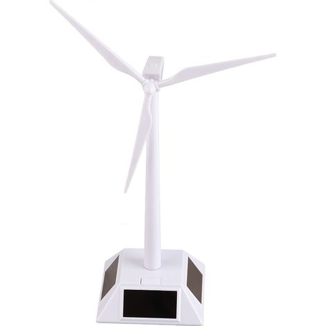 Toivize-Moulin à Vent Solaire - 3D Modèle Éducatif - Blanc 170x110x150mm (1/5)