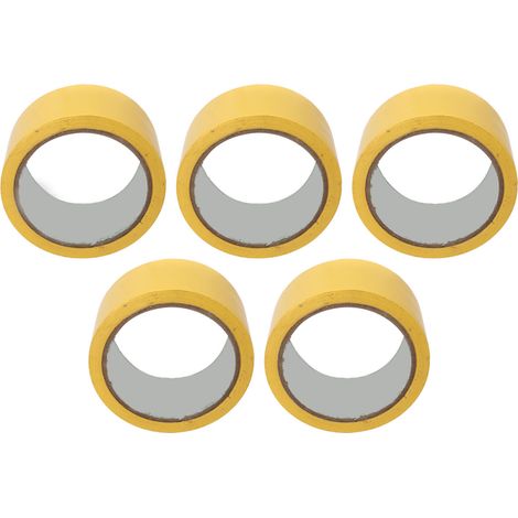 Cinq rouleaux de ruban de marquage au sol, de 5 cm de large, adaptés au marquage des lignes sur les terrains de compétition, les stades, les terrains de basketball, les terrains de volleyball, les cou (1/5)