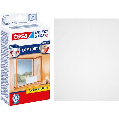 Moustiquaire pour fenêtre tesa 55914-00020-00 (l x H) 1800 mm x 1700 mm blanc 1 pc(s)