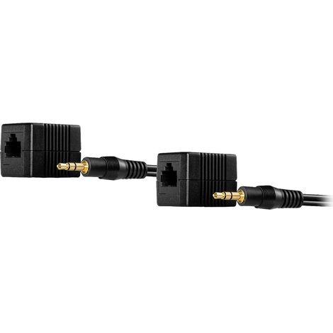 LINDY Audio stereo (jack da 3,5 mm) Audio Extender su cavo di rete RJ45 100 m (1/3)