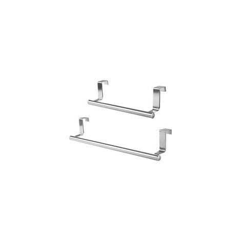Porte-Serviettes de Salle de Bain Porte Torchon Cuisine Accroche Torchon Porte Serviette pour Porte sans Perçage Porte-Serviettes de Cuisine (2 Pièces,23×6.2cm&36×6.2cm)