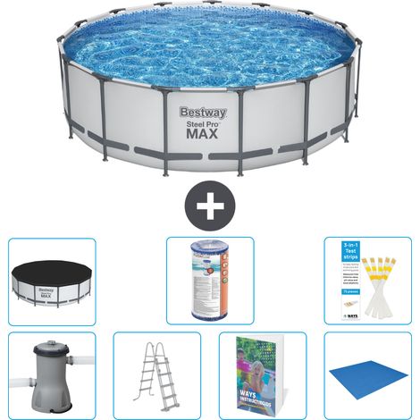 Bestway Steel Pro MAX Rund - 488x122 cm - 8-teilig S594