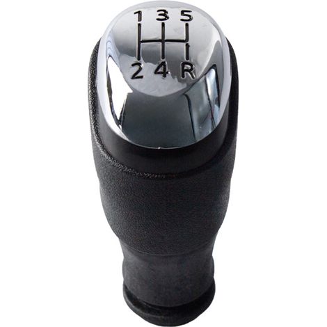 Convient aux voitures Renault Koleos Clio MK4, pommeau de levier de vitesse, accessoires intérieurs, bande brillante électroplaquée avec lettrage noir, 6 vitesses, un paquet.