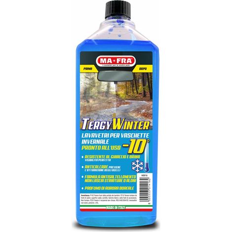 MA-FRA Liquido lavavetri Anticongelante Anticalcare Auto TERGY WINTER -10 da 1L