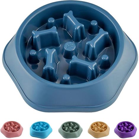 Filiyano-Gamelle Slow Food pour chiens, alimentation lente, gamelle pour animaux de compagnie, design sain, convient aux chiens de petite et moyenne (1/5)