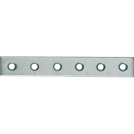 Lastrine diritte in acciaio zincato bianco 60x15 mm pz 4