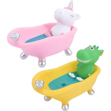 teiliges kreatives Seifenschalen Set mit Badewannen und