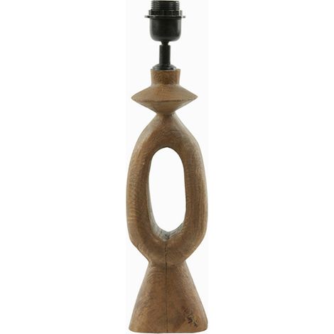 Light & Living - lampada da tavolo - Django - marrone - legno -