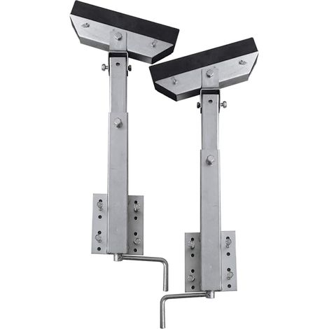 Supports de remorque pour bateau, en caoutchouc plein, lot de 2, 63 - 88 cm