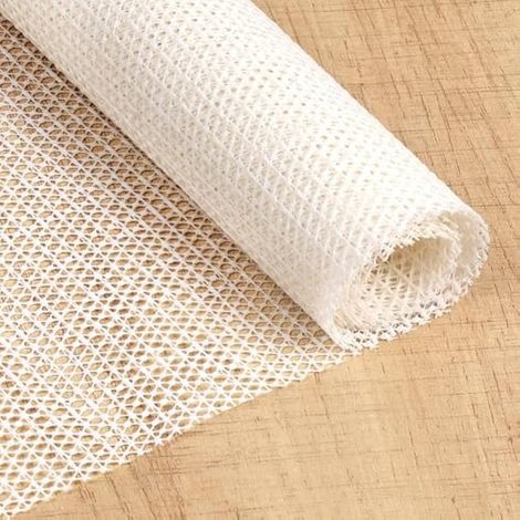 Tapis antidérapant en rouleau, 60x150 cm, sous-tapis PVC polyvalent, antidérapant et découpable pour maison, bureau, chambre, moquette, sol stratifié, voiture, tiroirs, blanc.