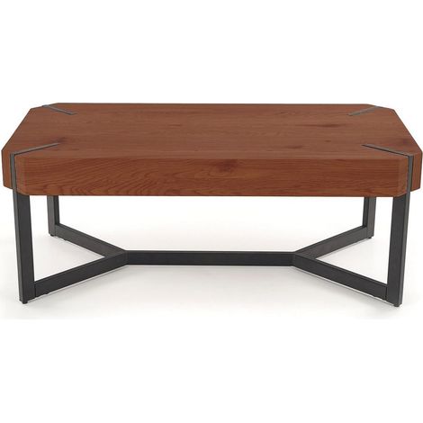 Table basse 110 x 60 cm avec plateau couleur noyer Orchid (1/5)