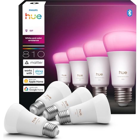 Philips Hue A60 LED-Glühbirne RGB WLAN