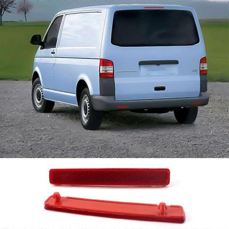Ensemble réflecteur de pare-chocs arrière à lentille rouge de remplacement pour Transporter T5 (1/4)