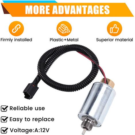 12-V-Magnetventile sind geeignet für Sumitomo SH120 SH200 A1 A2 A3 (1/4)