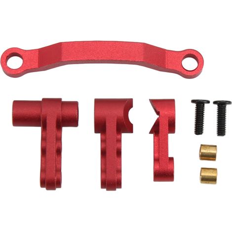Lenkungssatz aus Aluminiumlegierung für REMO 1/16 SMAX RC-Cars, Upgrade-Teile für die Modelle 1621, 1625, 1631, 1635, 1651, 1655 und A2505 (1/5)