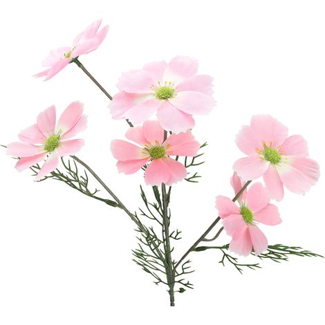 Fleurs Artificielles Marguerite en Soie, Fausses Fleurs Sauvages avec Tiges Faux Arbustes de Verdure Arrangements de Plantes pour Décor de Vase de Jardin à la Maison (X)