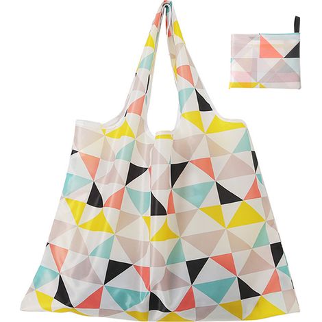 Sac Réutilisable - Sac À Courses Pliable - Tissu Imperméable - Capacité 25 Kg - Pour Supermarché Épicerie - Lot De 4 (1/5)