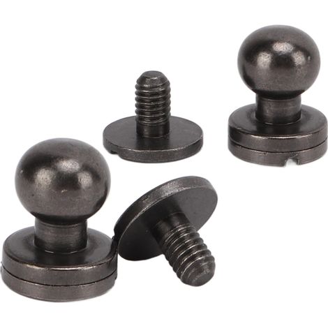 20 Rivets en Laiton Tête Ronde Antirouille pour Réparation Sacs à Main Chaussures DIY 10x8mm (1/5)