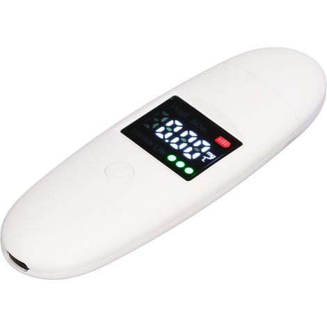 Testeur d'alcoolémie professionnel précis portable, affichage LCD numérique, annonce vocale, 4 embouts buccaux inclus, détecteur éthylotest fiable pour contrôle respiratoire. (1/5)