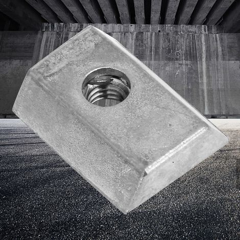 Écrou à fente unique en alliage de zinc Z042M pour la fixation d'accessoires de pièces de tour (1/5)